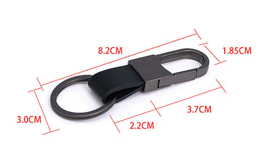 Luxury Leather Car Keychain – Soft, Stylish & Durable