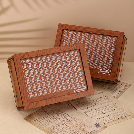 Eco-Friendly Wooden Piggy Bank – Secure & Decorative Coin Box