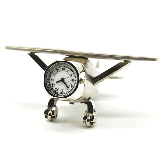 Stylish Aeroplane Clock – Desk Decor with a Twist