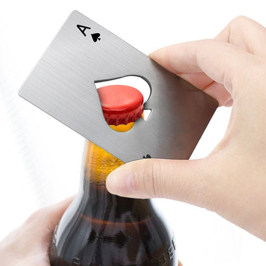 Pocket-Sized Power – Credit Card Bottle Opener in Steel