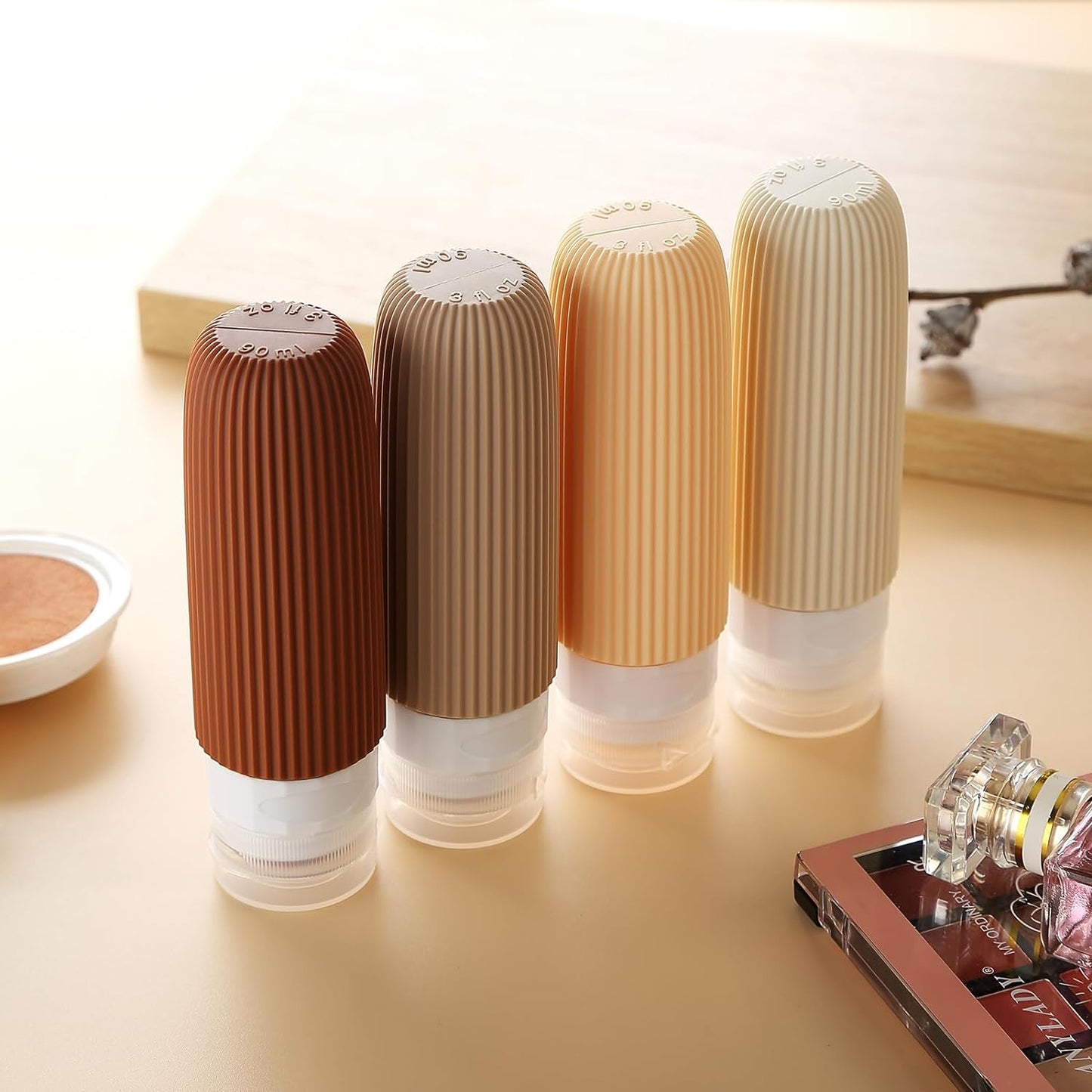 Portable Toiletry Bottles Set – Refillable Travel Essentials Kit