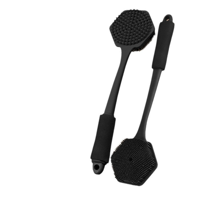 Comfort Grip Silicone Bath Brush – Deep Cleansing Back & Body Washer